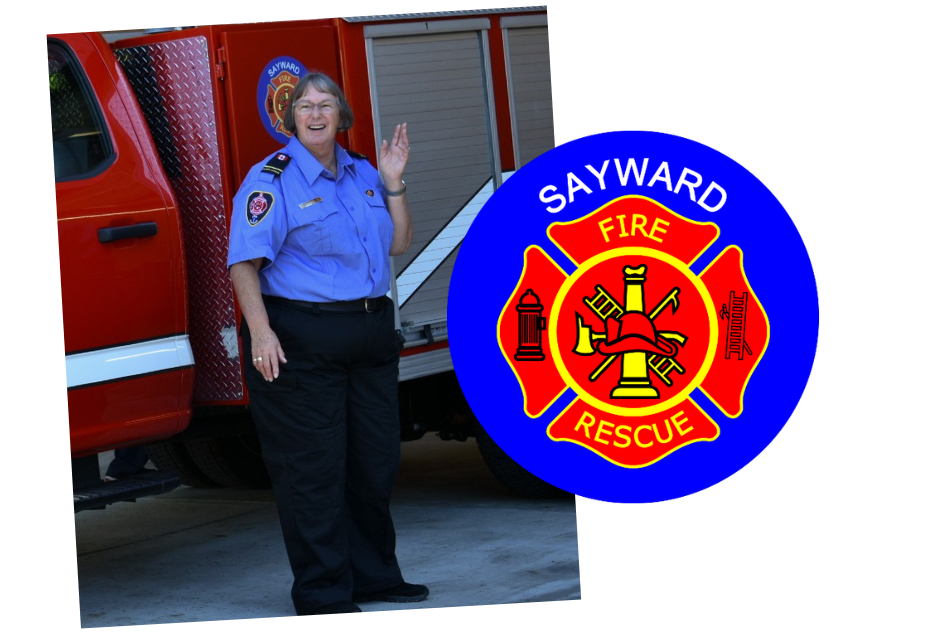 Sayward fire department volunteer member celebrates 20 years of service