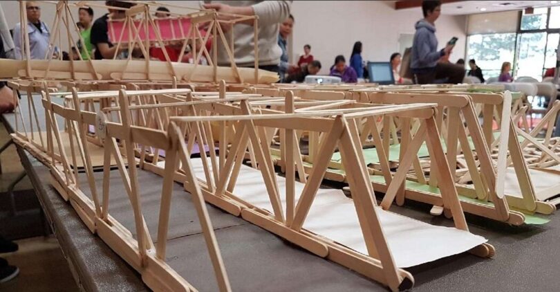 Popsicle stick bridge building contest returning to Pine Centre Mall