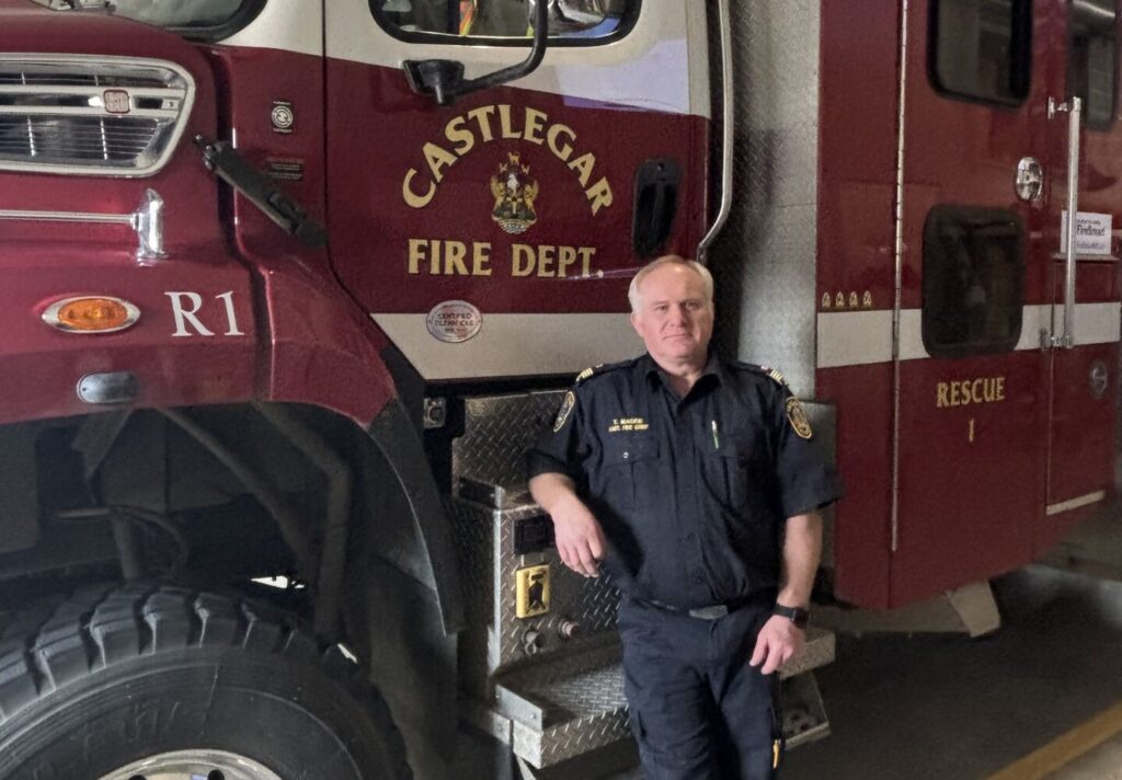 Tony Mackie named new Castlegar deputy fire chief