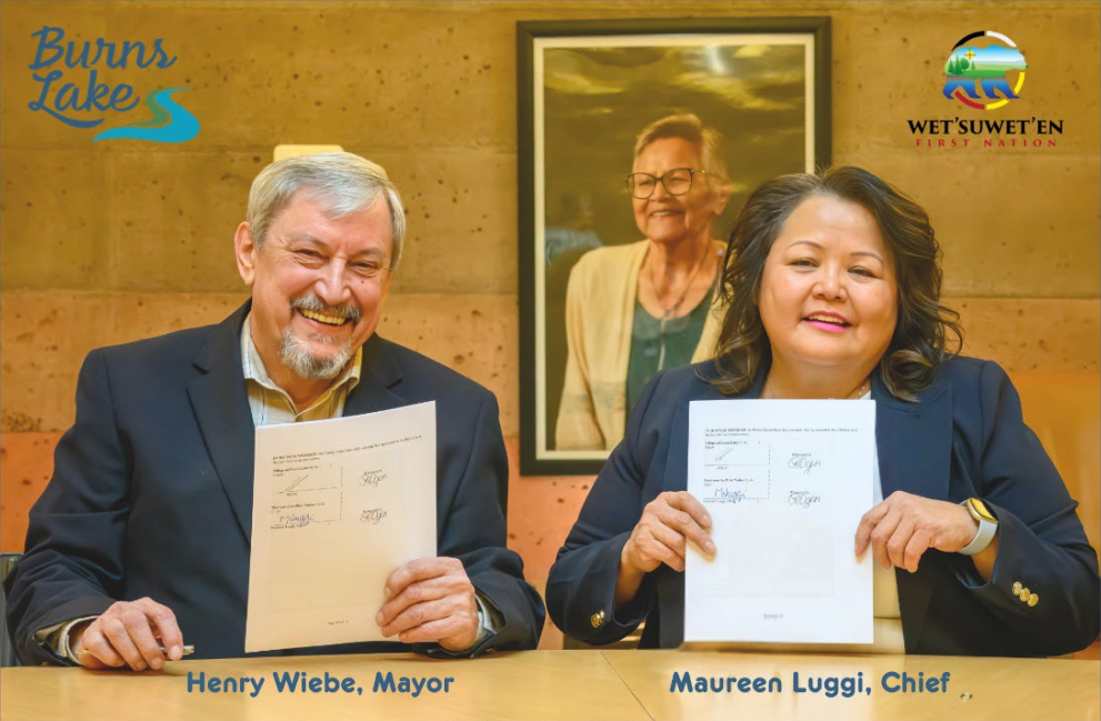 Fire protection agreement signed between Burns Lake and Wet’suwet’en