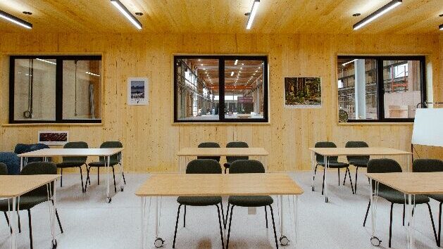 Kalesnikoff debuts new modular classrooms at international conference