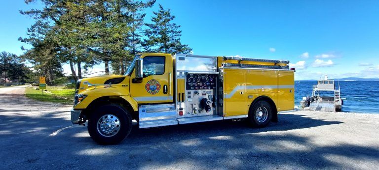 Savary Island Volunteer Fire Department announces arrival of new fire apparatus